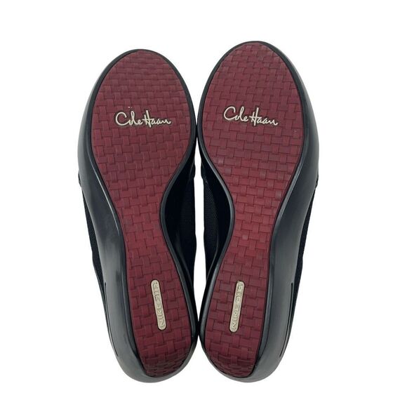 Cole Haan 9B NikeAir Comfort Clogs Wedge Slip On Slide Mule Black Gray Womens - Picture 10 of 14